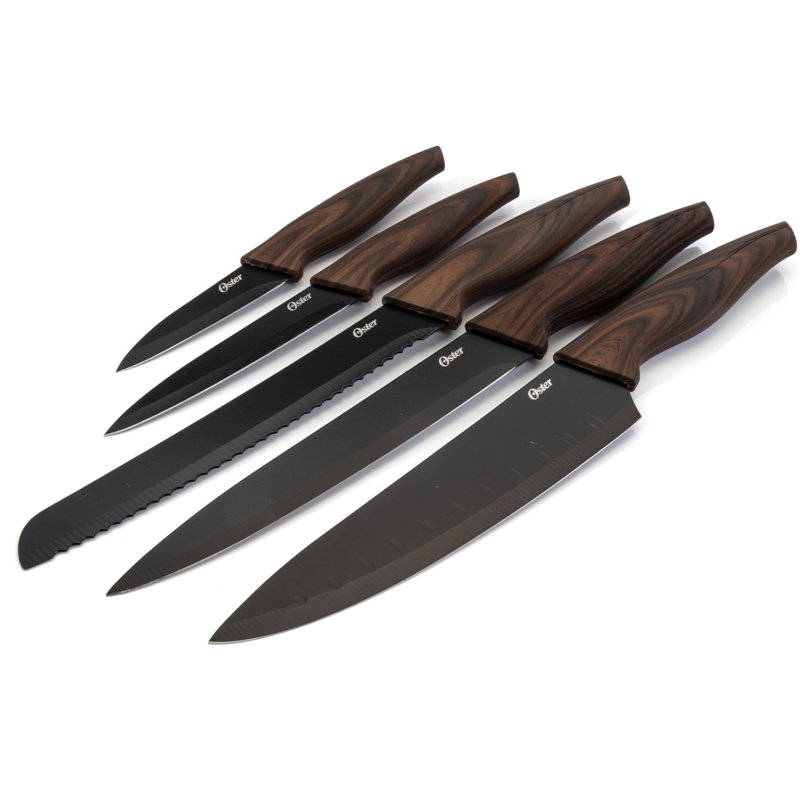 Oster Godfrey Stainless Steel 5 Piece Assorted Knife Set Reviews Wayfair