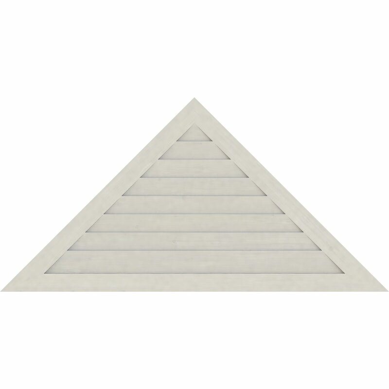 Ekena Millwork Pitch Wood Triangle Surface Mount Gable Vent Wayfair