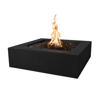 Quad Concrete Propanenatural Gas Fire Pit The Outdoor Plus Finish