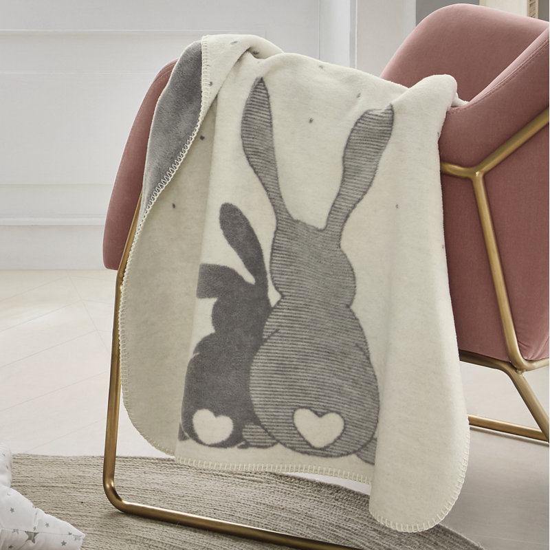 rabbit baby blanket