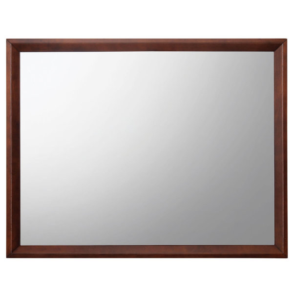 Cherry Wood Bathroom Mirror Wayfair