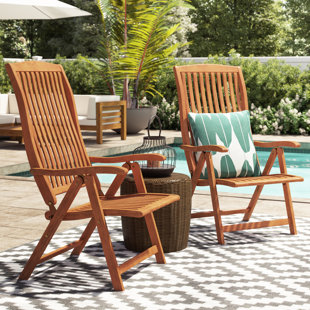 Teak Folding Garden Chair Wayfair Co Uk Sun Flair Folding Garden Chair Set Of 2