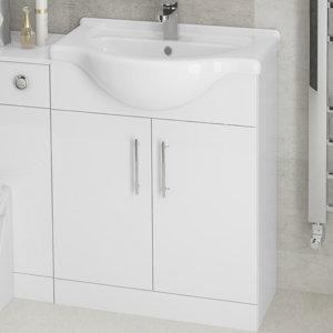 BeModern Bathrooms 65 cm Waschtisch Omaha mit Sc..