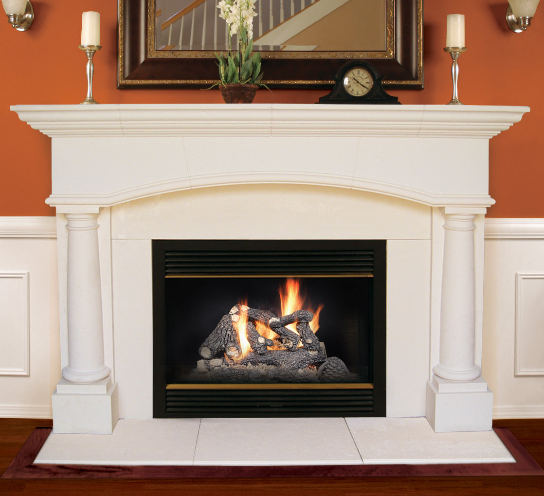 White Fireplace Mantels You Ll Love Wayfair Kington Fireplace Mantel Surround
