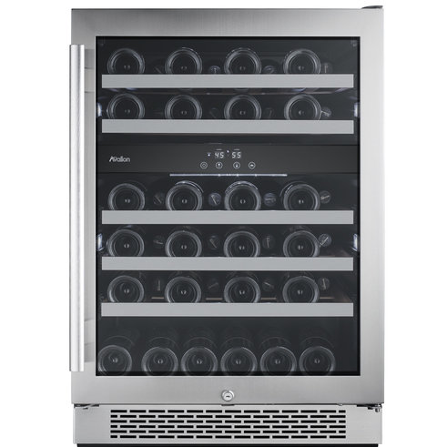 46 Bottle Dual Zone Built-In Wine Cooler