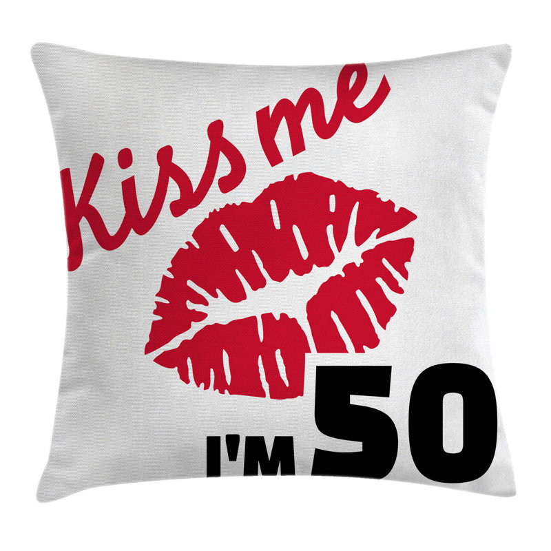 East Urban Home Lips Stencil Indoor Outdoor 28 Throw Pillow Cover Wayfair