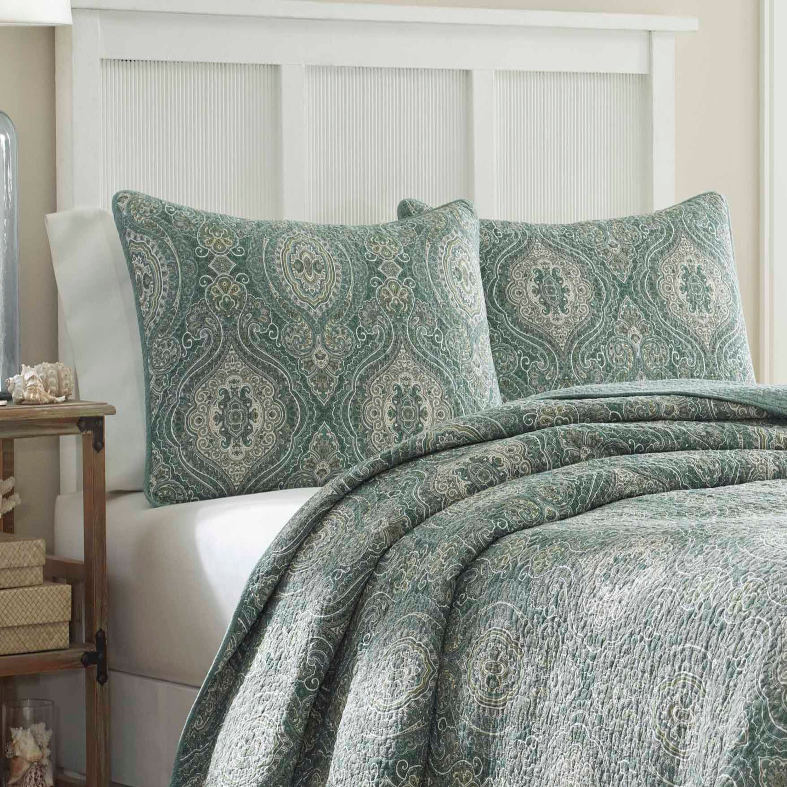 Details about   Daniel Denim Real Patchwork 100%Cotton Quilt Set Bedspread Coverlet 