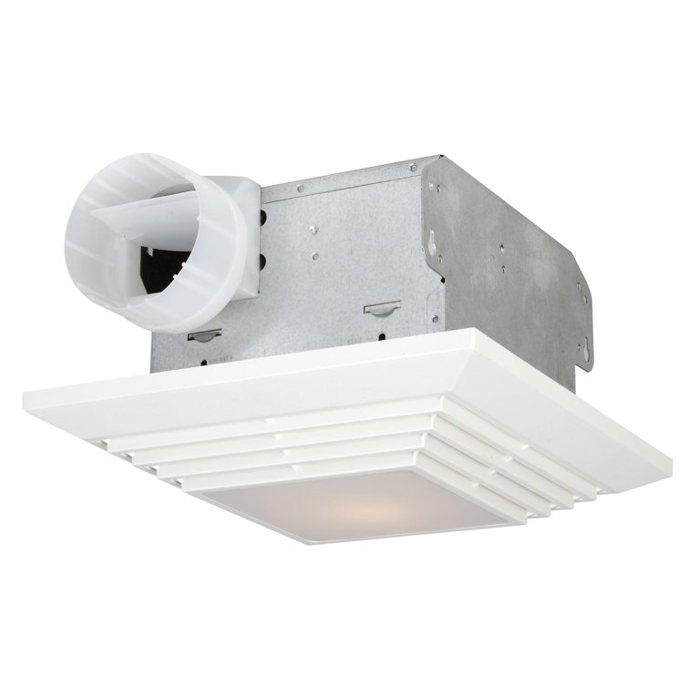 Craftmade 90 Cfm Bathroom Ventilation Fan With Light In White Reviews Wayfair
