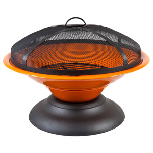 La Hacienda Moda Enameled Steel Wood Fire Pit