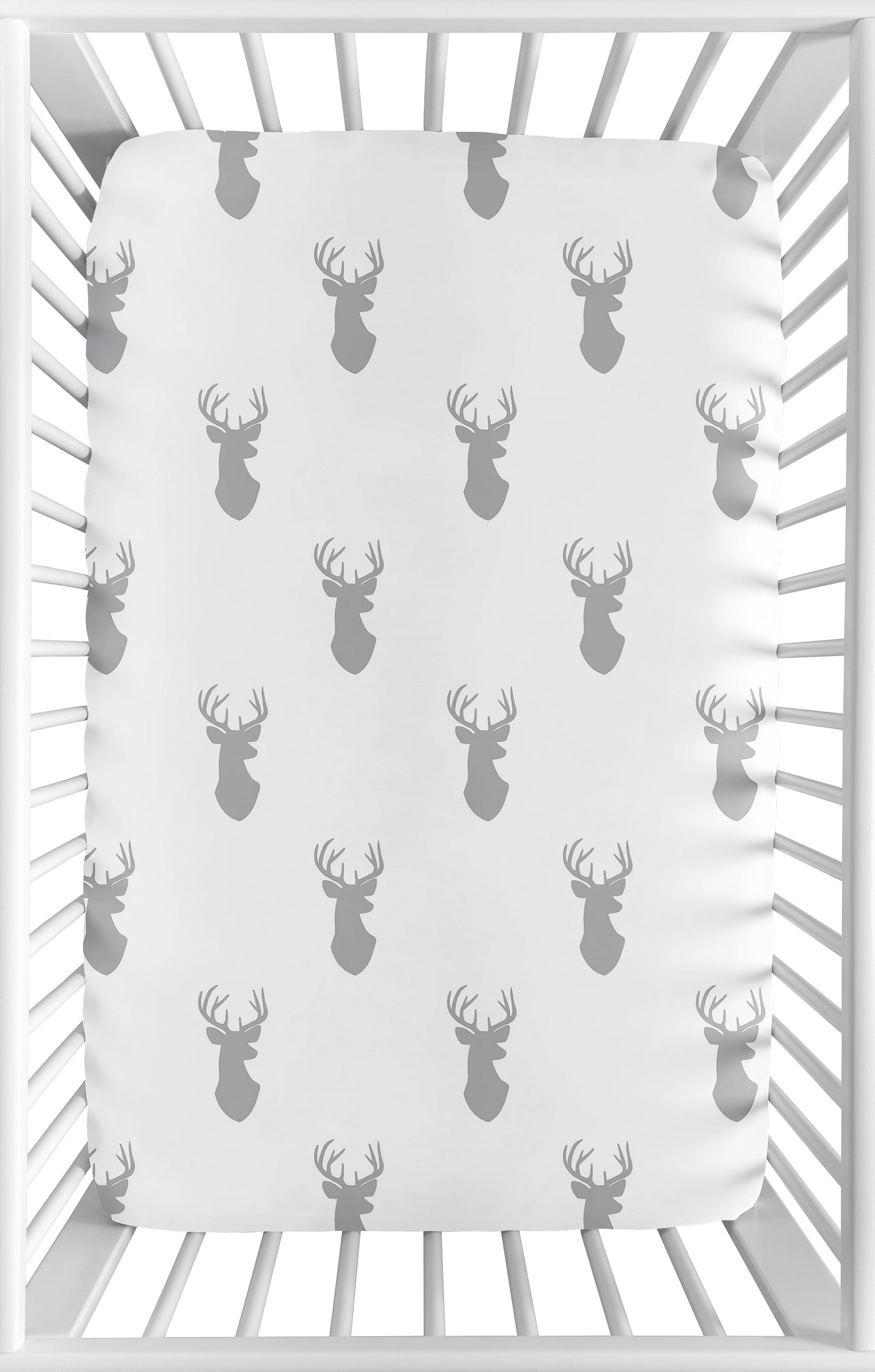 woodland gnome crib sheet