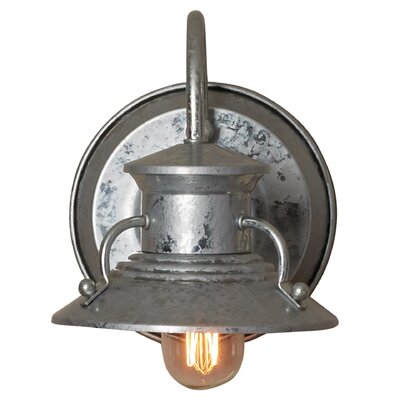 Trent Austin Design Oriana 1 Light Barn Light Finish Galvanized