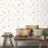 Woven Earthy Wallpaper Wayfair