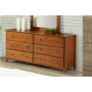 Axelrod 6 Drawer Double Dresser by Red Barrel Studio