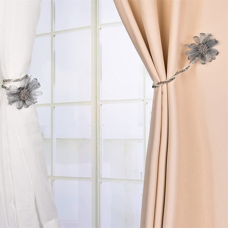 1 Pair Resin Drapery Curtain Tiebacks Window Treatment Holdbacks 2 Colors 