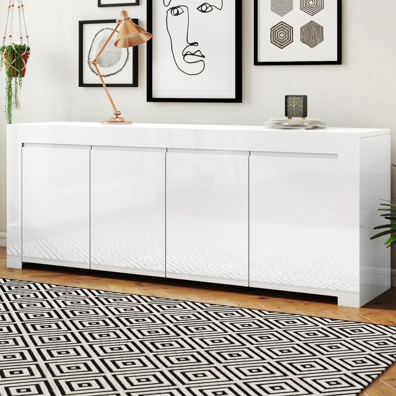 Wade Logan Ogrady 210Cm Wide Sideboard & Reviews | Wayfair.co.uk