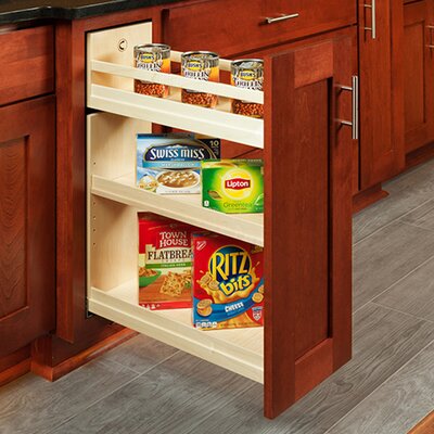 Burkett Pull Out Pantry Rebrilliant Finish Solid Maple Size 2625 H