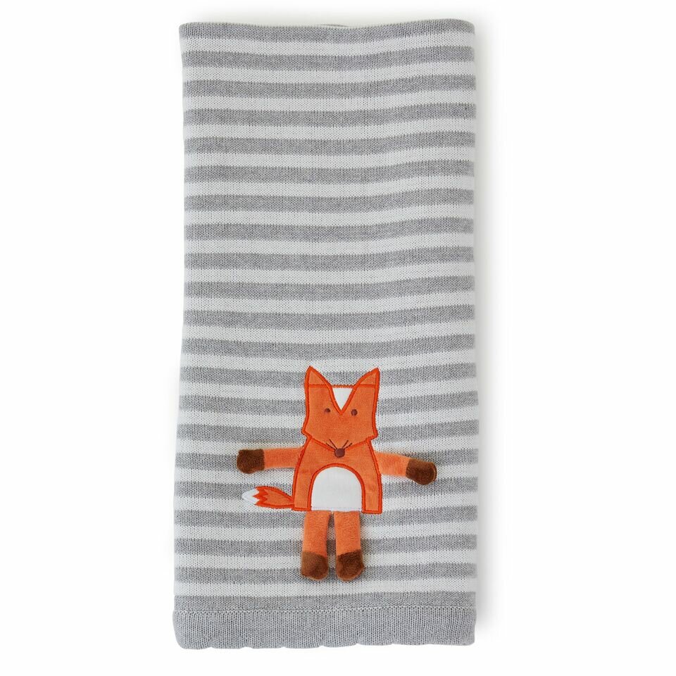 The Little Acorn 3D Fox Baby Blanket Wayfair