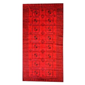 Balouchi Red/Black Indoor/Outdoor Area Rug