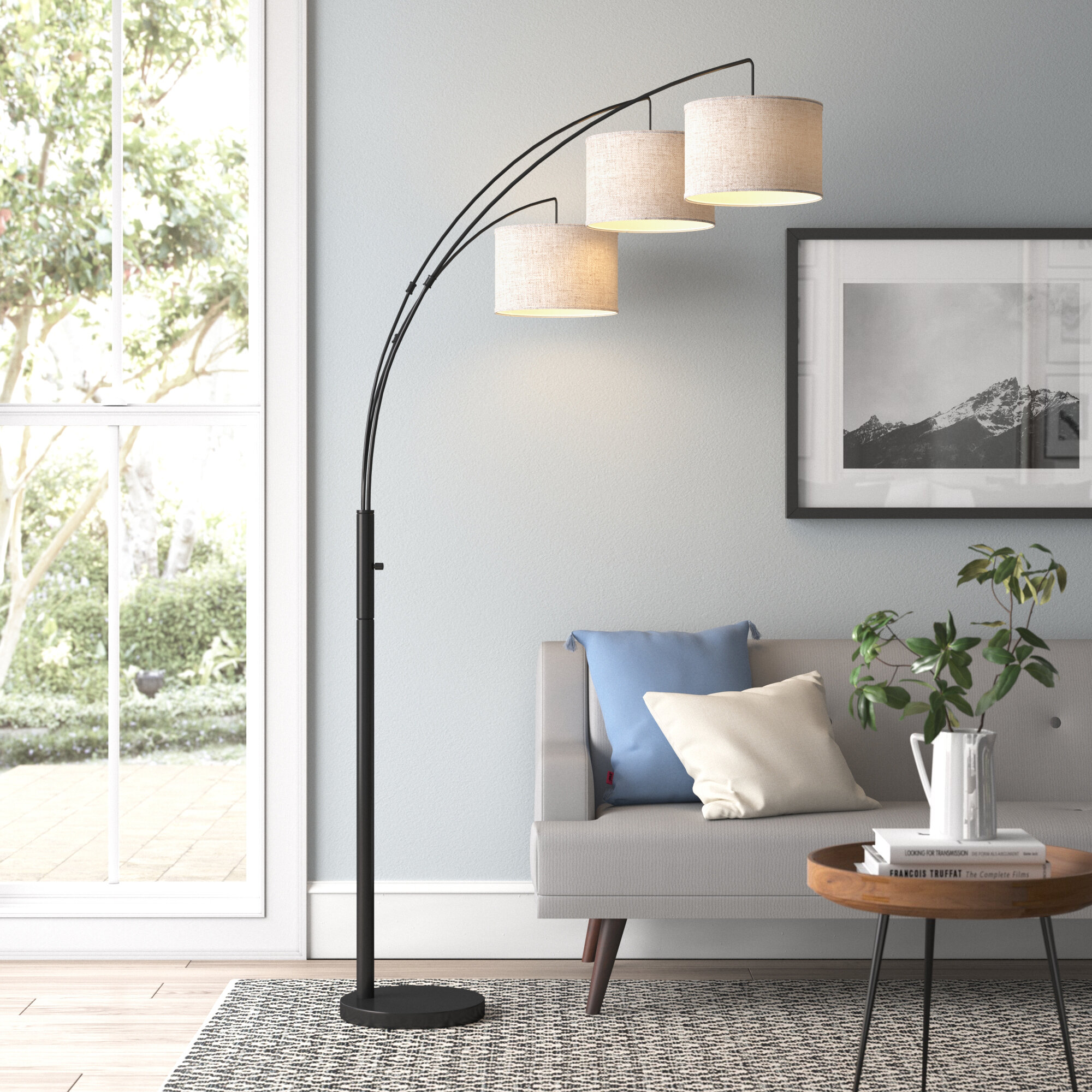 track tree floor lamp