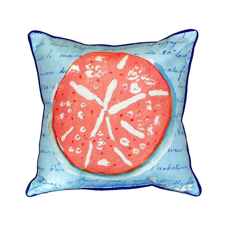 Highland Dunes Felicia Sand Dollar Indoor Outdoor Throw Pillow Wayfair