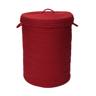 Red Hampers Baskets You Ll Love Wayfair Traditional Polypropylene Laundry Hamper