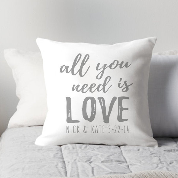 All You Need Is Love Pillow Wayfair