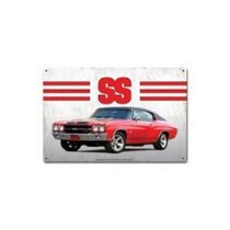 Ships Free 6" x 18" Long Chevrolet Nova SS Marquee New Metal Sign 