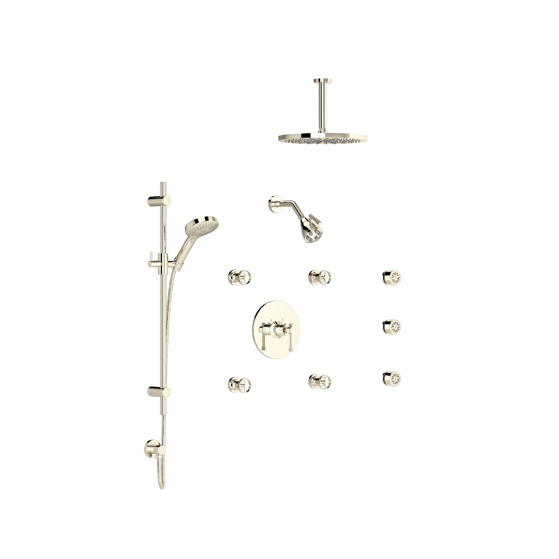House of Rohl Campo Thermostatic/Pressure Balanced Complete Shower