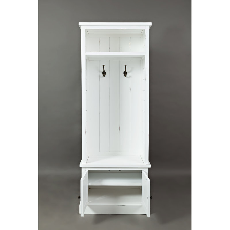 Seadrift Craft Acacia Solid Wood Hall Tree With Bench And Shoe Storage Reviews Birch Lane