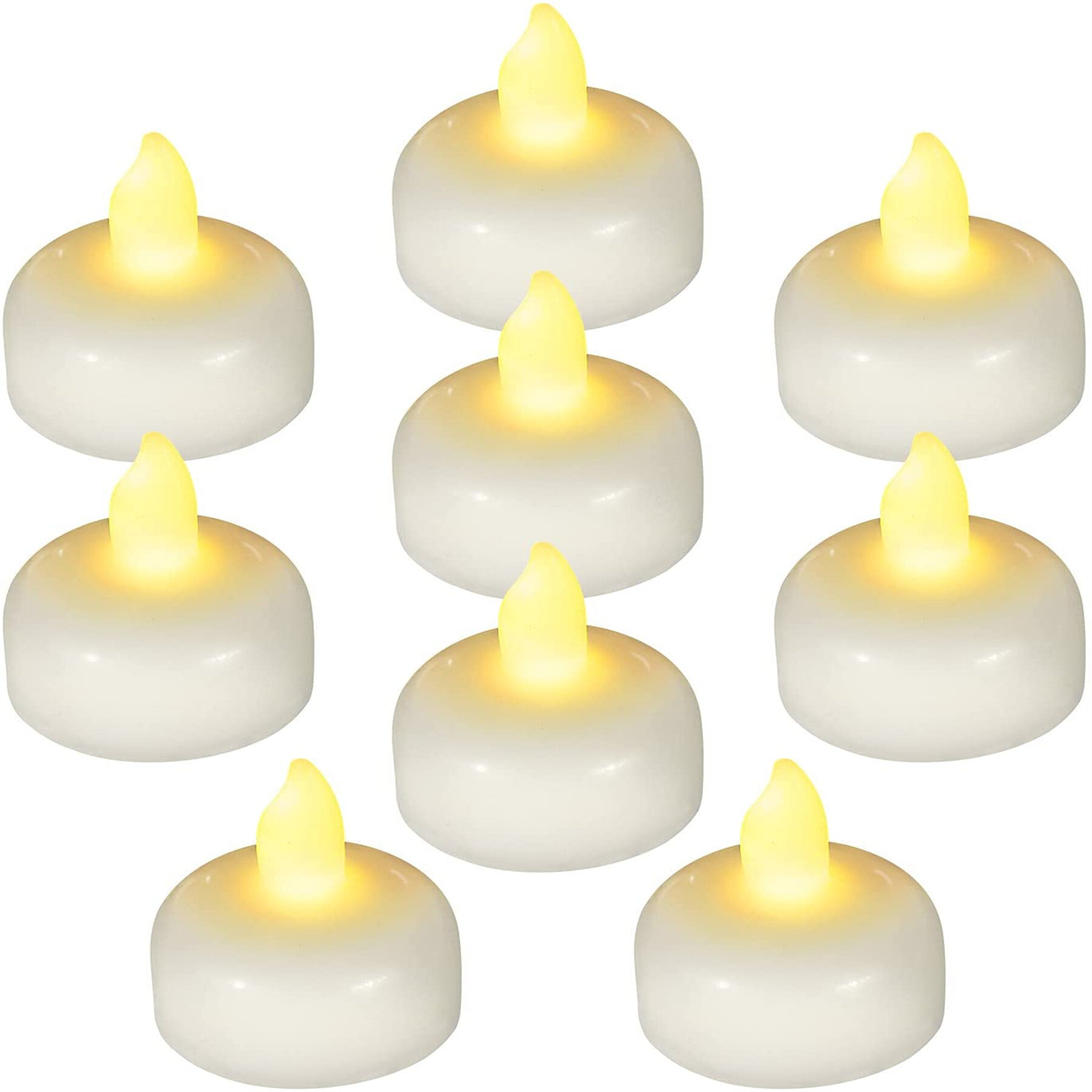 Details about   12pcs LED Tea Lights Candles Flameless Tealights Unscented Candle #ur 