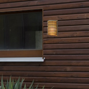 Best 1-Light LED Outdoor Bulkhead Light By Living District Outdoor Lighting 1-Light LED Outdoor Bulkhead Light By Living District Outdoor Lighting