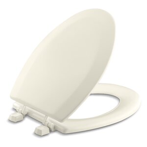 Triko Elongated Toilet Seat with Plastic Hinges