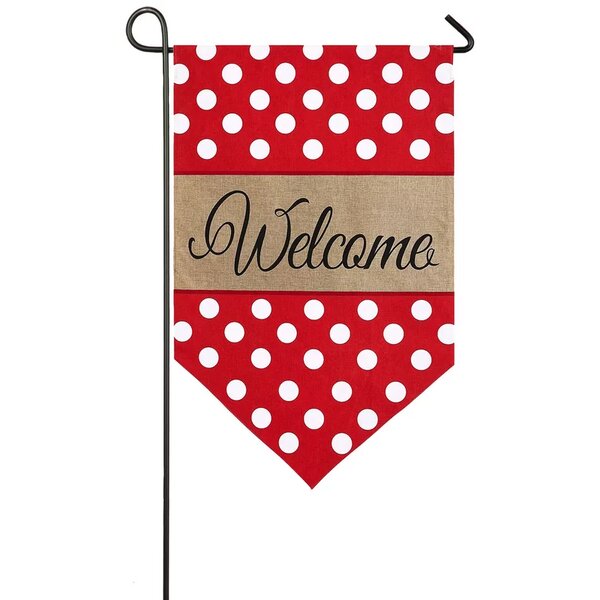 TrueLiving Outdoors Garden Flag 3 Piece Stand FREE SHIPPING 