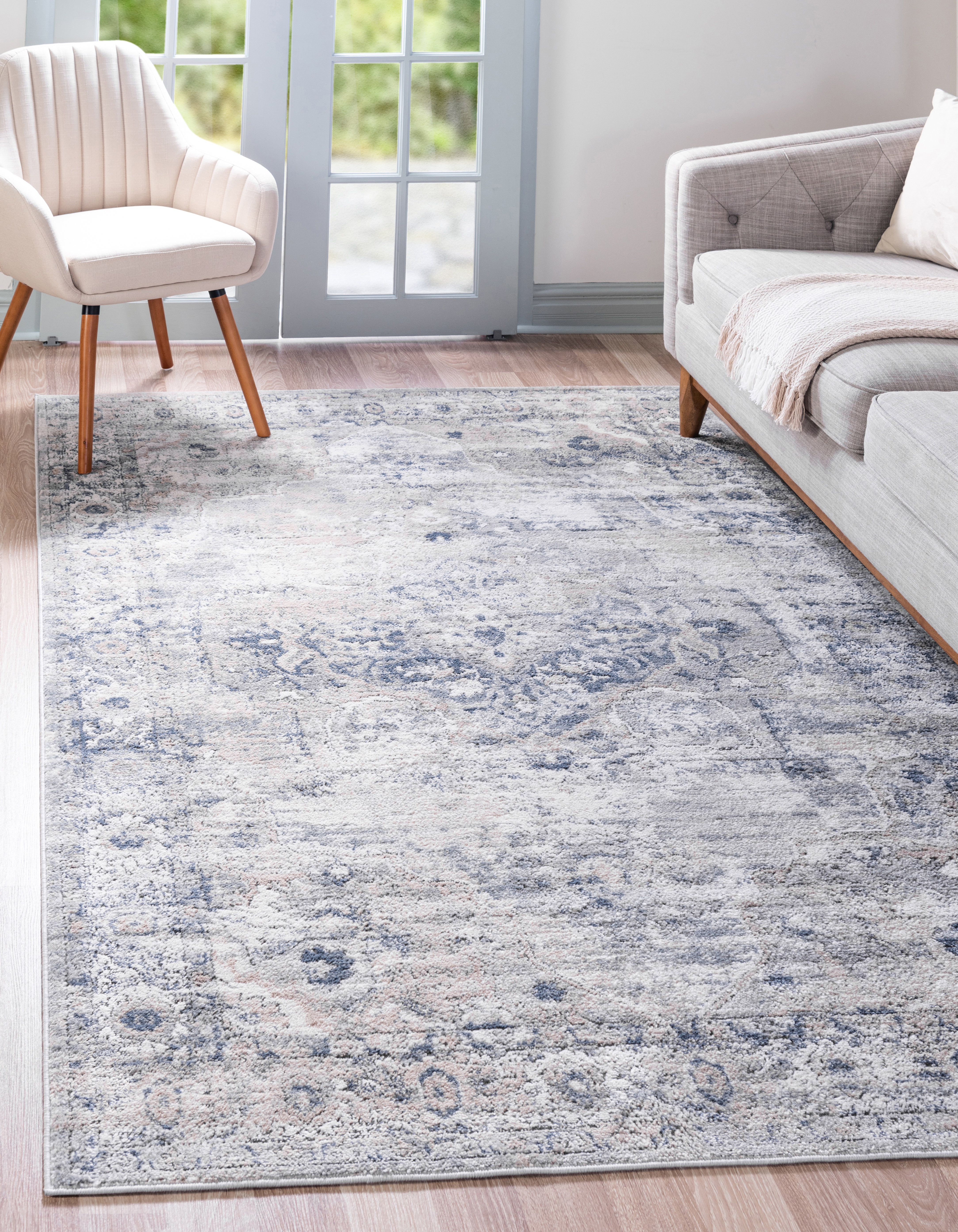 Coastal Farmhouse Cambrie Oriental Gray Area Rug Reviews Wayfair