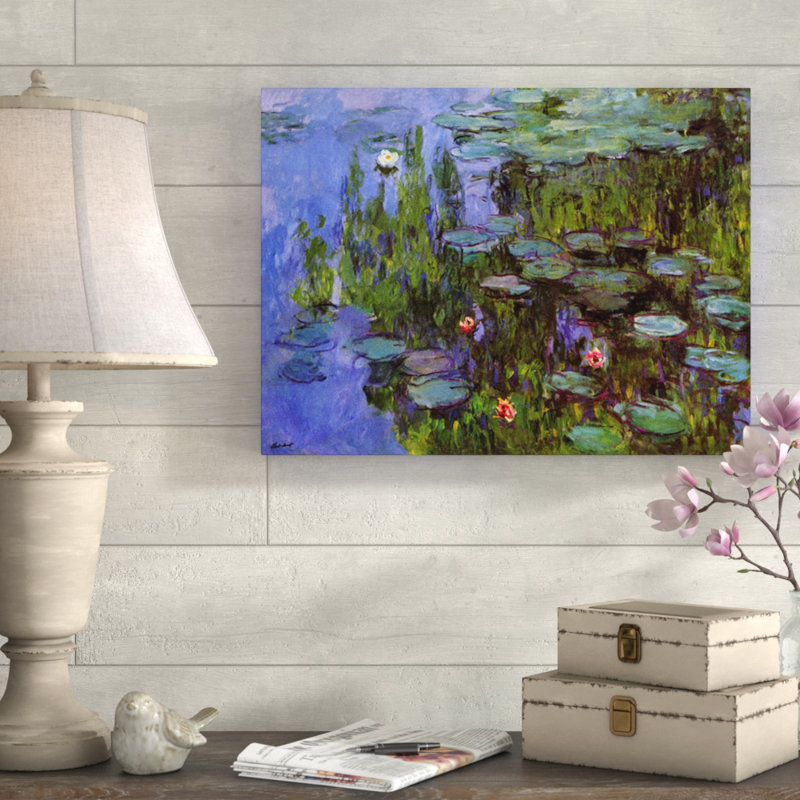 Vault W Artwork Sea Roses By Claude Monet Painting Print On