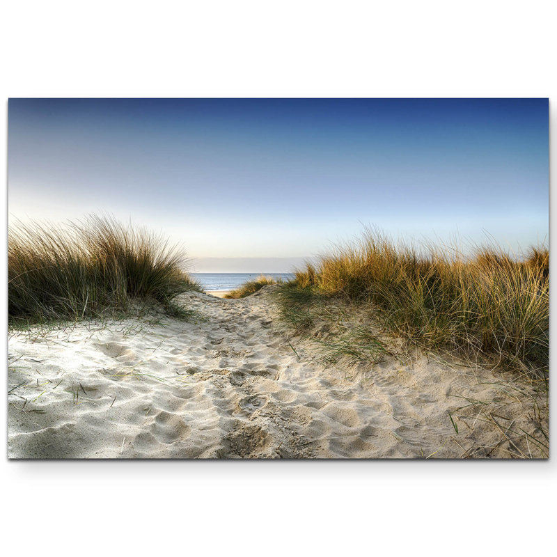 East Urban Home Leinwandbild Weg Zum Strand Durch Sanddunen
