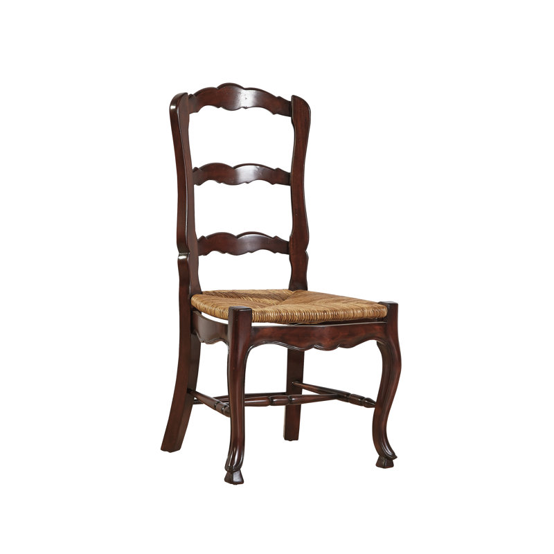French Country Ladder Back Side Chair