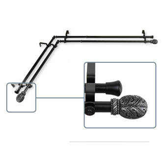 Mercer41 Debord Single Curtain Rod Wayfair