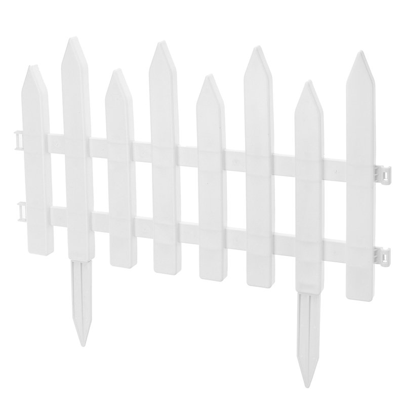 Kingso 11 18 H X 20 Ft W Garden Vinyl Fencing Wayfair