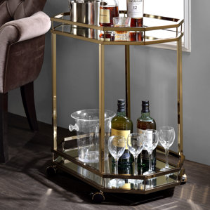Deschenes Bar Cart by Mercury Row