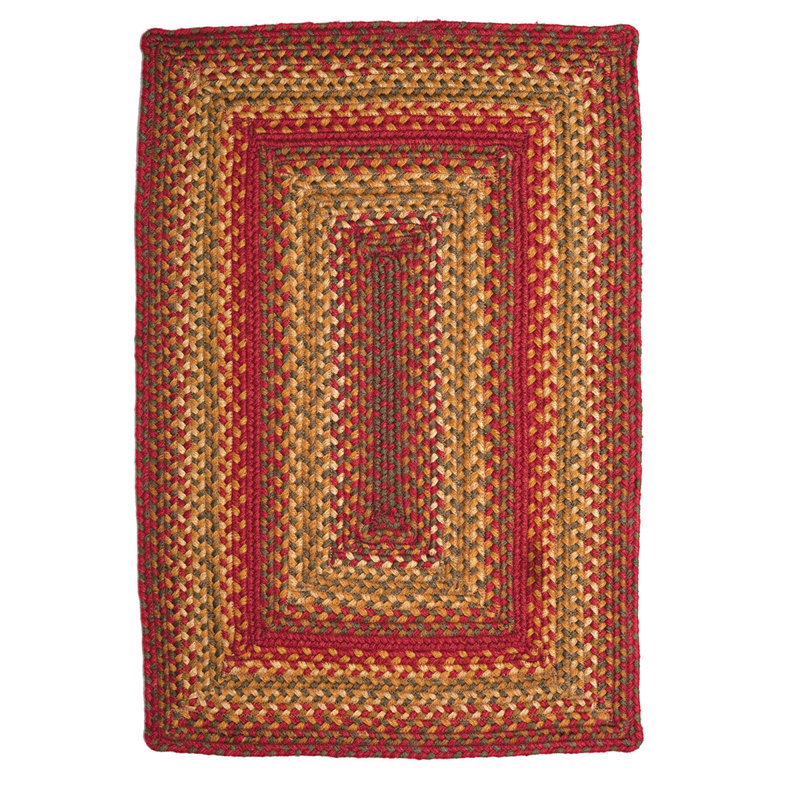 Charlton Home Clarktown Abstract Braided Jute Sisal Red Beige Area Rug Reviews Wayfair