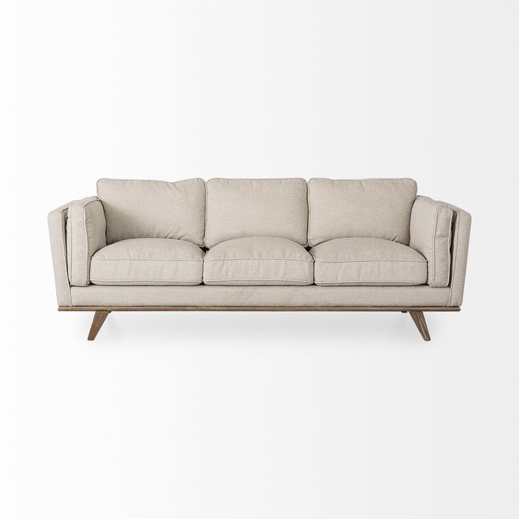 Damiere 90.2 inch Square Arm Sofa George Oliver