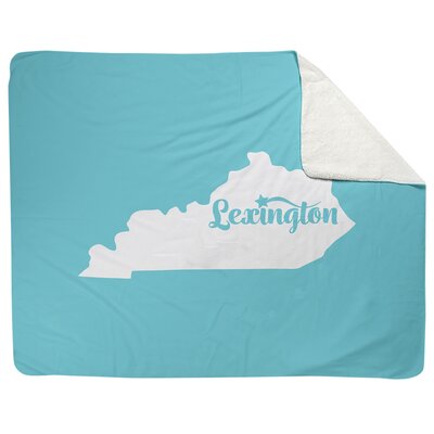 Lexington Kentucky Fleece Throw East Urban Home Size: 62.5