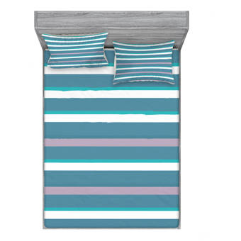 Gracie Oaks Boscombe Blue Printed Sheet Set Reviews Wayfair