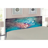 Butterfly Upholstered Panel Headboard by East Urban Home