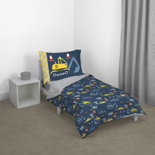 digger cot bed duvet set