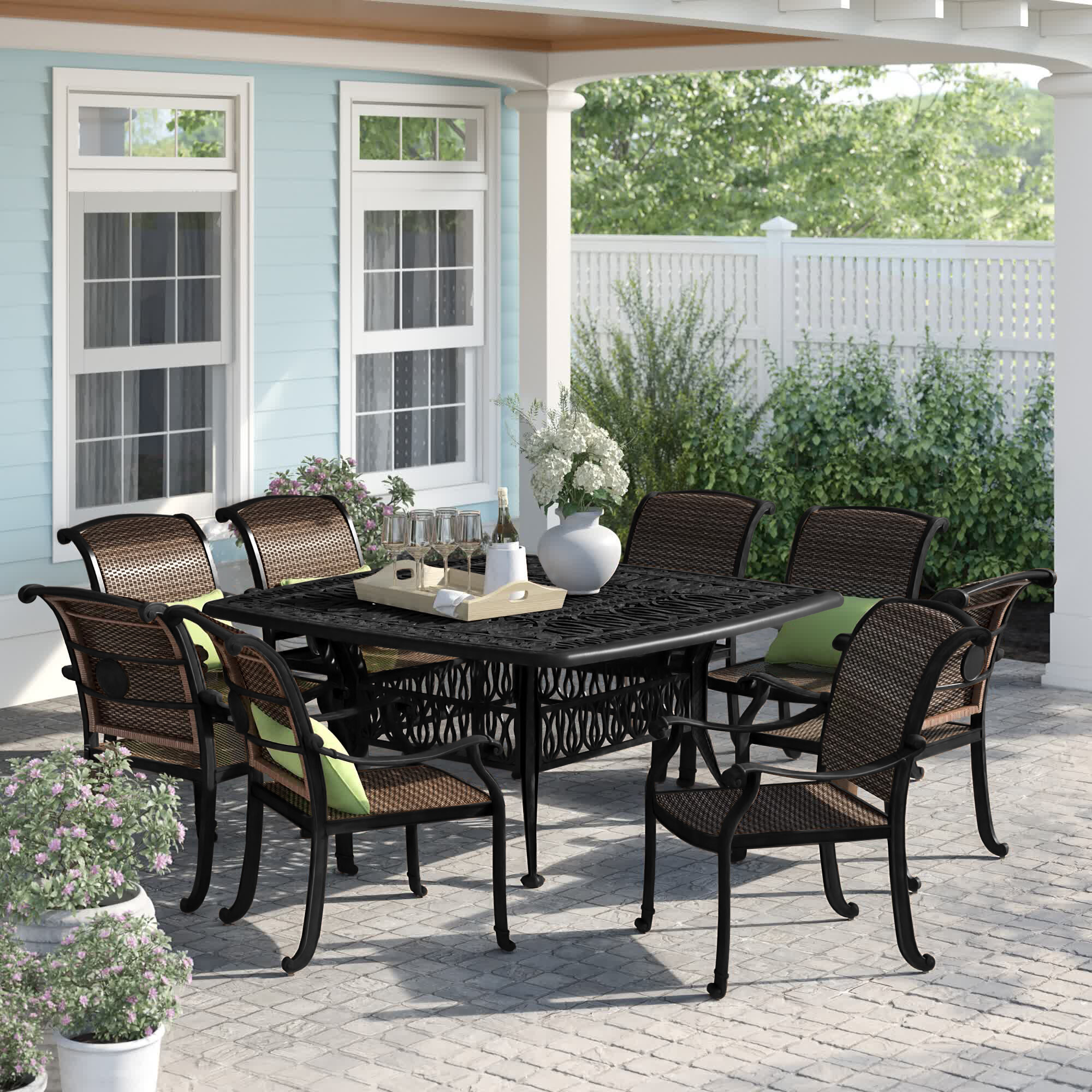 outdoor dining seats 8