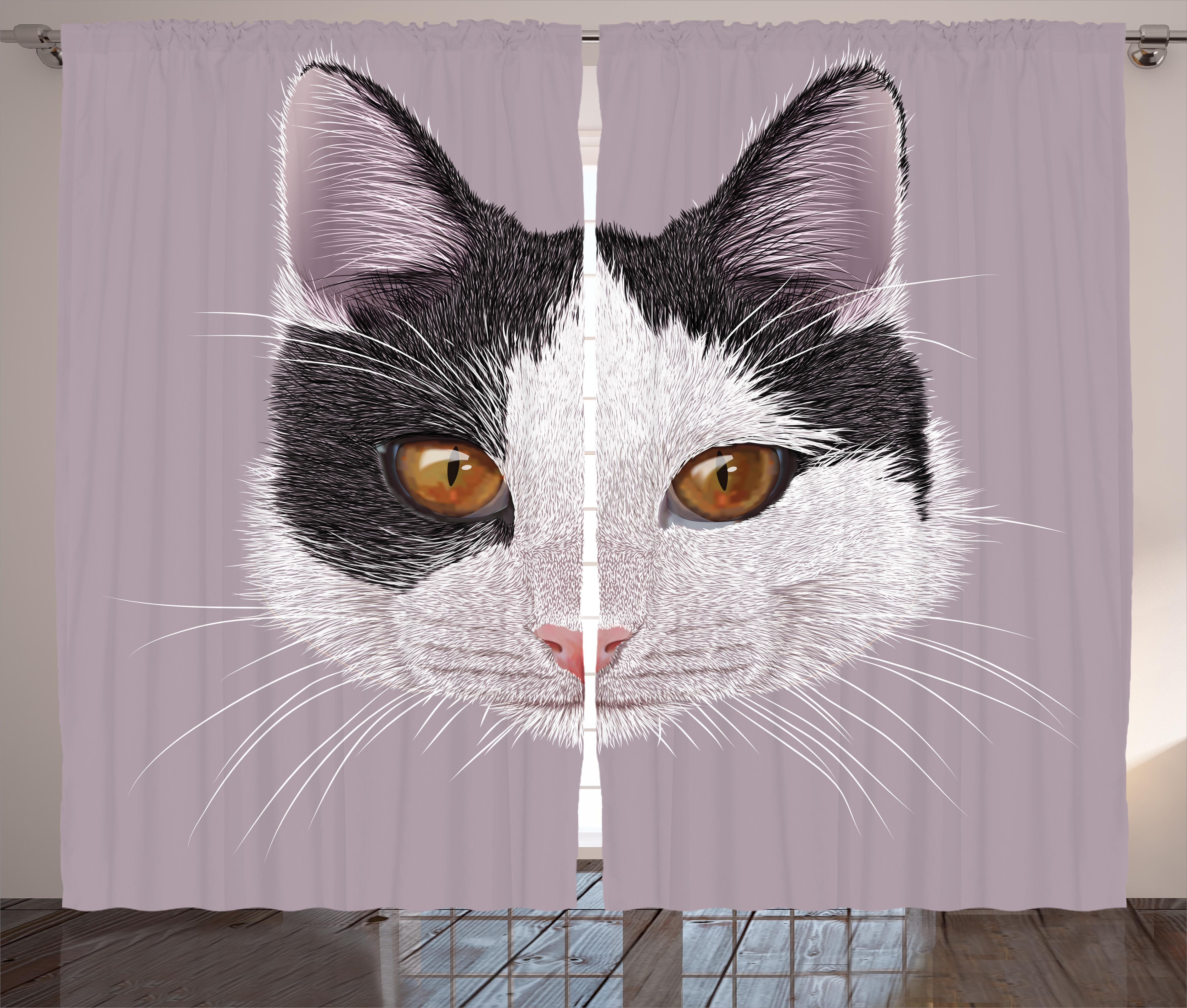 East Urban Home Cat Room Darkening Rod Pocket Curtain Panels Wayfair