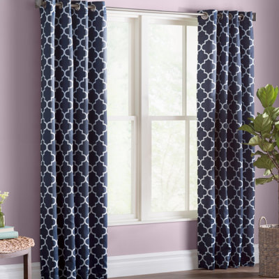 Andover Mills Kuhlmann Lattice Thermal Curtain Panels Curtain