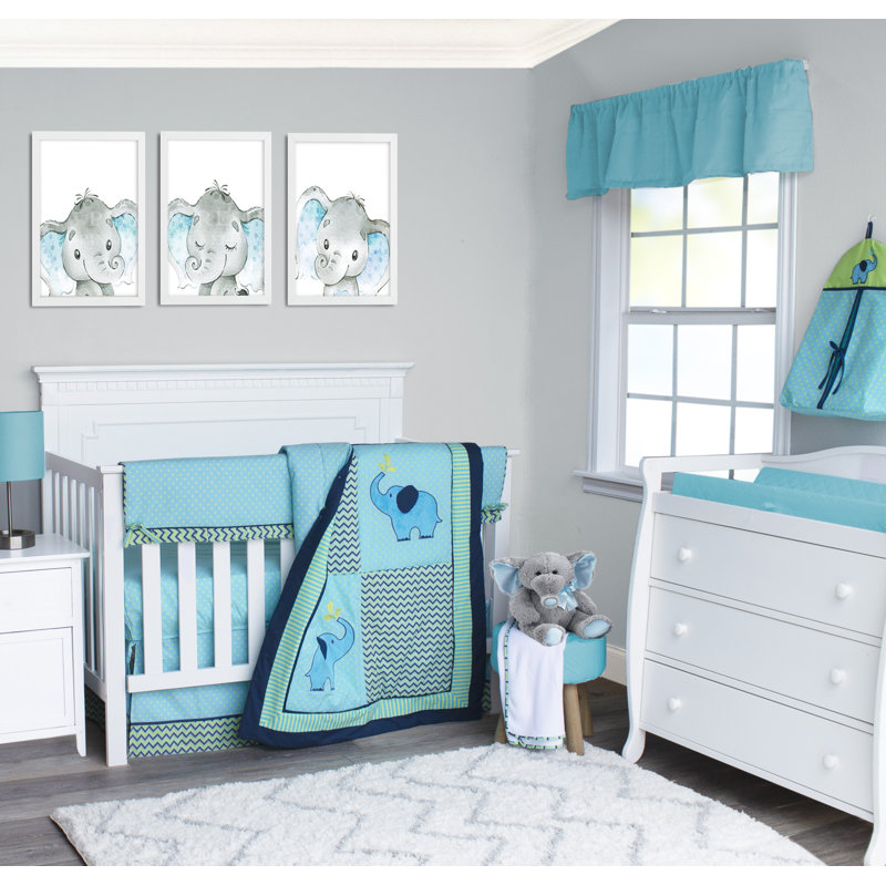 elephant crib bedding sets